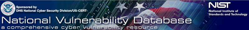 NVD is a comprehensive cyber security vulnerability database that integrates all publicly available U.S. Government vulnerability resources and provides references to industry resources. It is based on the CVE vulnerability naming standard.