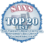 The Twenty Most Critical Internet Security Vulnerabilities